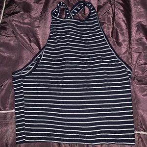 Hollister Women’s Striped Halter Top